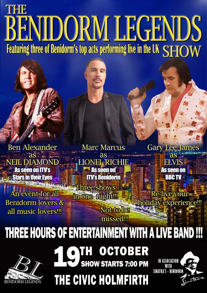 The Benidorm Legends Show - Holmfirth Civic Hall