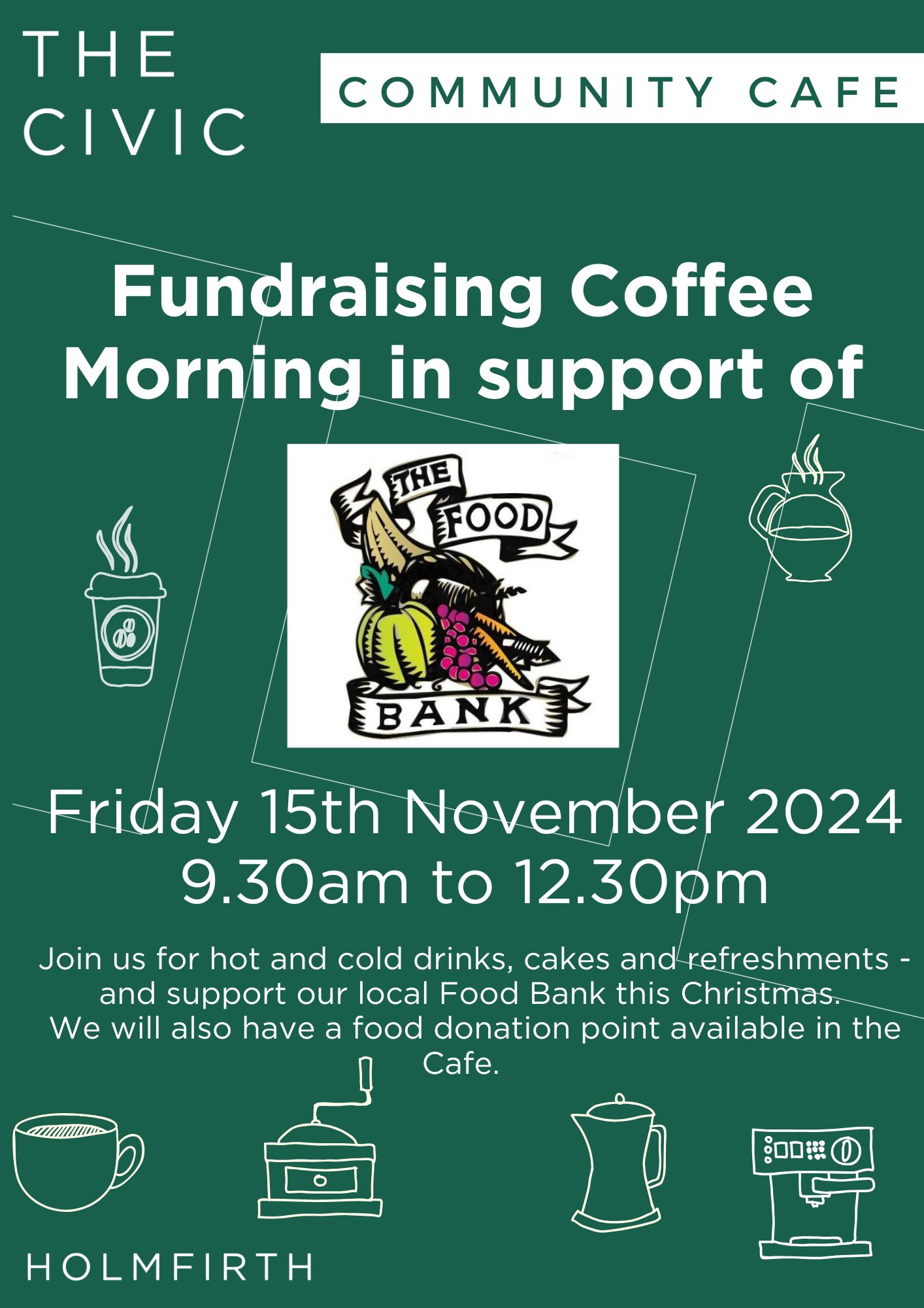 The Civic Charity Coffee Morning Poster