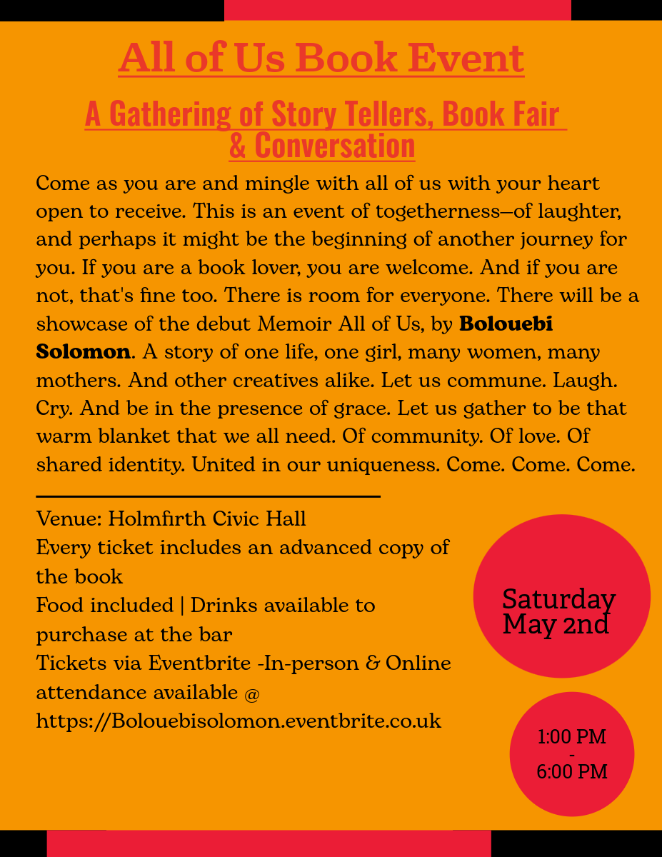 Ebi Solomon Event Flyer