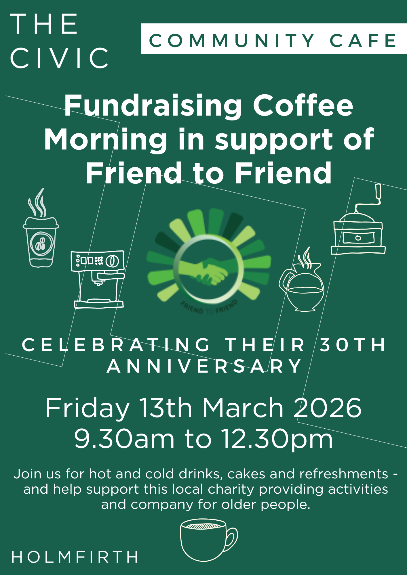 Friend to Friend Charity Coffee Morning 1 Friend to Friend Charity Coffee Morning